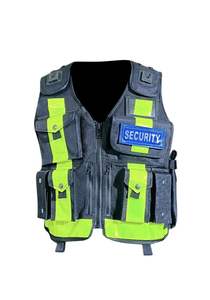 Chaleco de seguridad para el trabajo de construcción de seguridad industrial Chaqueta reflectante de alta visibilidad con característica a prueba de agua y bolsillos - Product Image 5