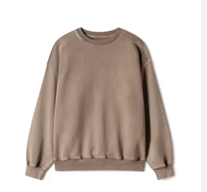 เสื้อสเวตเชิ้ตผู้ชายผ้าฝ้าย 100% น้ำหนัก 370 กรัม เป็นมิตรกับสิ่งแวดล้อม ระบายอากาศได้ดี กันลม คุณภาพสูง เหมาะสำหรับฤดูหนาว พิมพ์ลายดิจิทัล สีพื้น - Product Image 1