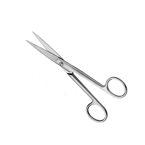 Ciseaux de pansement manuels en acier de 20cm/8 pouces, base émoussée droite à fonctionnement standard pour instruments chirurgicaux - Product Image 3