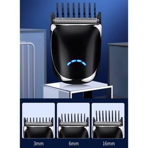 Tondeuse à cheveux électrique sans fil professionnelle rechargeable par USB, kit de toilettage pour hommes avec prise américaine, outil de coupe électrique - Product Image 4