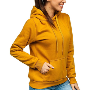 Sudaderas con capucha de moda para mujer Sudadera con capucha de gran tamaño con cordón Casual Loose Fit - Product Image 3