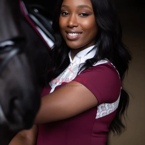 เสื้อปั่นจักรยานสำหรับผู้หญิงมีสไตล์เสื้อปั่นจักรยานน้ำหนักเบาทนทานและสวมใส่สบายเหมาะสำหรับการแข่งขันขี่ม้า - Product Image 2