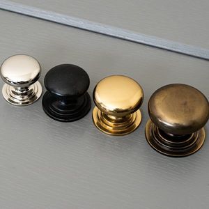 Solid build brass knobs for kitchen drawers reliable grip furniture <b>hardware</b> longterm usage solution choice - Product Image 2