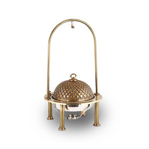 Plato de Buffet de fiesta de lujo moderno con tapa colgante, calentador de alimentos, para bodas y hoteles, cocina, Catering - Product Image 2