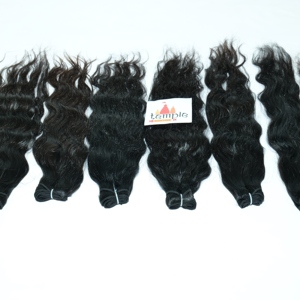 Venta al por mayor 100% Virgen Negro Color Natural Máquina India Doble Trama Remy Extensiones de Cabello Humano Recto para Mujeres - Product Image 4