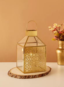 Latest Design Luxury <b>Gold</b> Metal Candle Holder <b>Lantern</b> Decorative Moroccan Standard Size <b>Lanterns</b> - Product Image 6