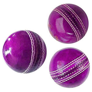 OEM fabrication fine balle dure de cricket en cuir pur balle dure de cricket en cuir balle dure d'équipe en cuir de vache - Product Image 1