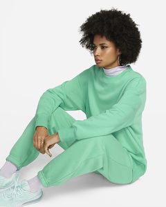 Sweat-shirt décontracté pour femme, col rond, tissu en molleton français lourd, coupe confortable, haut chaud - Product Image 3