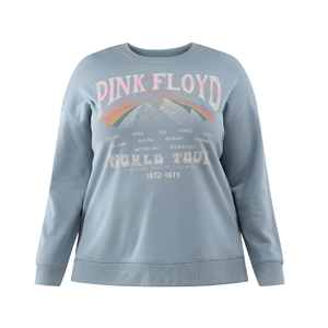 Hot Sale <b>Plus</b> <b>Size</b> <b>Women's</b> Custom Graphics Print <b>Sweatshirt</b> New Arrival Winter Season Stylish Design Knitted Fabric - Product Image 4