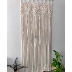 Best Handmade Bohemian Cotton <b>Curtain</b> High Quality Macram Wall <b>Curtain</b> <b>Christmas</b> Style Art Wall Tapestry for Outdoor Decoration - Product Image 2