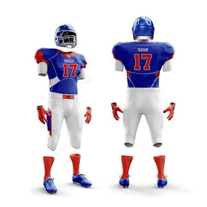 Uniforme de Fútbol Americano Personalizado de Diseño Superior para Adultos Unisex, Transpirable, Talla Grande, 100% Poliéster, Manga Corta, Verano - Product Image 5