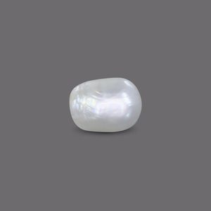 Perla de Agua Dulce Natural Blanca de 6.47 Quilates, Tipo Basra, para Joyería y Fabricación de Joyas - Product Image 1
