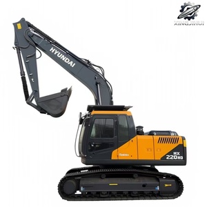 Excavatrice Hyundai 220 d'occasion, machine de construction, prix bas, équipement lourd d'occasion, excavatrice sur chenilles d'occasion de Corée - Product Image 1