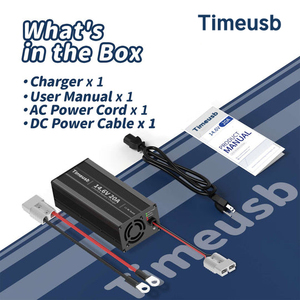 เครื่องชาร์จแบตเตอรี่ 14.6V 20A LiFePO4 การชาร์จอย่างรวดเร็วพร้อมระบบป้องกันความปลอดภัย 4 ระบบสำหรับแบตเตอรี่ลิเธียมไอรอนฟอสเฟต 12V - Product Image 4