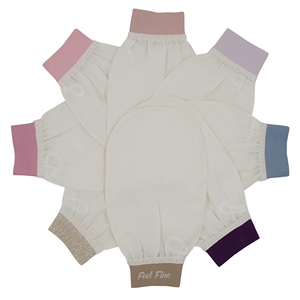 Gant de bain en soie exfoliante naturelle, produit turc, faux rotin, retire le beauté Vegan, pour le corps, 1 unité - Product Image 6