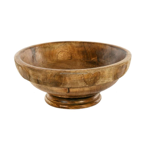 Modern Design <b>Mango</b> <b>Wood</b> Fruit <b>Bowl</b> Salad <b>Bowl</b> For Kitchen And Dinning Customization - Product Image 5