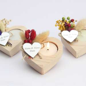 Bougeoirs en bois personnalisés pour événements et décoration intérieure - Product Image 3