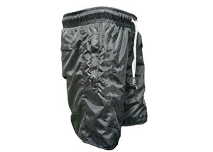 Pantalones Cortos Casuales para Hombre, Directo de Fábrica, 100% Microfibra de Poliéster, Color Sólido, Cintura Elástica, Cómodos, Ropa Deportiva, Moda de Verano - Product Image 3