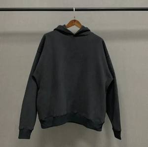 2025 nouveauté haute qualité 80% coton Baggy sweats à capuche Logo personnalisé épaule tombante brodé Technique automne hiver tenue décontracté - Product Image 1