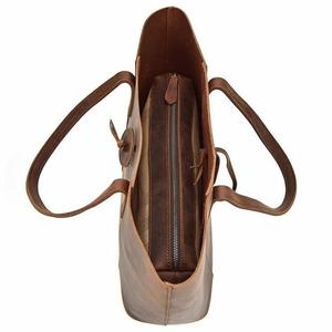 Wholesale Real Durable Leather Women's <b>Tote</b> <b>Bag</b> Trendy Handbag with Decoration Charm OEM FBA Product - Product Image 4