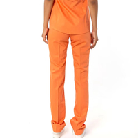 Ensemble de tenue médicale modeste pour femme, comprenant une tunique longue et un pantalon, uniforme d'infirmière, tenue médicale hijab, vêtements de travail pour médecin à manches longues, beige, deux pièces, USA