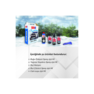 Kit Hiver Anti-Buée et Anti-Pluie avec Grattoir Dégivreur pour Vitres -50°C en Plastique - Product Image 4