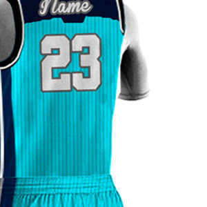 Dernier design, uniforme de basketball unisexe pour adultes, services OEM, impression par sublimation personnalisée, respirant, grande taille - Product Image 6