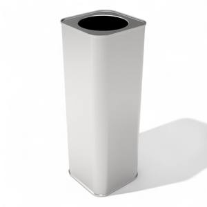 Lata cuadrada Contenedor de metal de oliva 87x87x200mm 1,50 Lt - Product Image 1