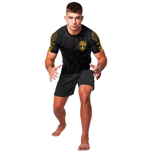 Camiseta de compresión de manga corta de spandex para entrenamiento de MMA y BJJ - Product Image 5