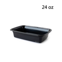 Contenitore per Pranzo in Plastica Monouso da 24OZ, Resistente al Calore e Adatto al Microonde, per Cucina e Viaggio