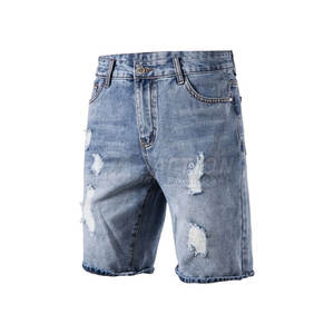 Pantalones cortos de mezclilla de alta calidad hechos a medida para hombre más vendidos patrón sólido ropa de artes marciales informal tamaño personalizado - Product Image 2