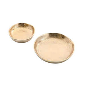 ชามทุบทองเหลืองดีไซน์เนอร์ชามผลไม้แห้งทรงกลมคุณภาพสูงจากผู้ผลิตในงานศิลปะที่บ้าน - Product Image 2