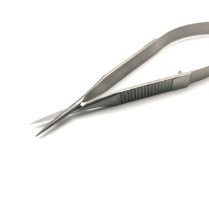 Sharp en acier inoxydable professionnel tête droite incurvée ongles russes cuticule Micro ciseaux manucure - Product Image 2