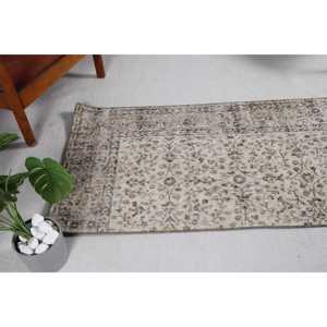 พรมวินเทจตุรกี ขนาด 2.6x5.2 ฟุต สีเทาไล่เฉด - Product Image 4