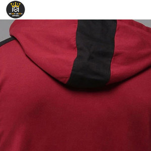 Nueva moda Ropa de hombre Tallas grandes Media cremallera Sudadera con capucha Algodón Estilo casual Hombres Media cremallera sudaderas con capucha para hombre - Product Image 5