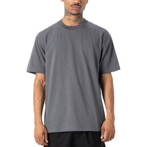 Ropa de diseño personalizado 2024 Chenille bordado Logo camisetas de gran tamaño Hip Hop bordado Puff impresión Camisetas cuello redondo - Product Image 1