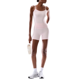 Conjunto Deportivo de 3 Piezas para Mujer, Transpirable, Ecológico, de Cintura Alta, Elástico, con Logotipo Frontal, Sin Costuras, Ropa Deportiva Elástica - Product Image 3