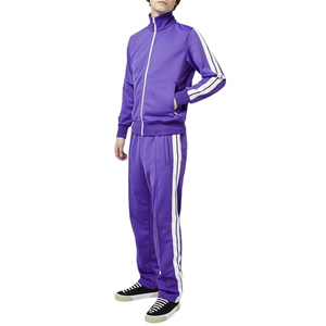 Survêtement unisexe à fermeture éclair, tenue deux pièces, vêtements de sport tendance, survêtement sur mesure pour les équipes, survêtement décontracté avec joggers - Product Image 1