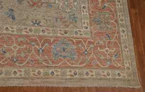 พรมปูพื้นย้อมสีผักขนาด10X14ฟุตแบบถักด้วยมือสไตล์ตุรกีดั้งเดิมกำหนดขนาดได้เองสินค้าขายดี - Product Image 3