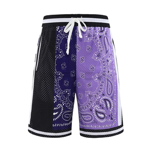 <b>Men</b> Polyester/Cotton Summer Basketball <b>Shorts</b> Mesh Custom Graphic Comfort <b>Elastic</b> <b>Waistband</b> High Street Style Inflow - Product Image 2