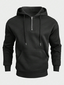 Sweat-shirt à fermeture éclair 100% coton épais pour hommes Impression de qualité Pull de luxe pour l'hiver Impression personnalisée - Product Image 3