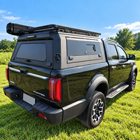 Capot de benne en aluminium pour Chevrolet Colorado 2015-2022, cabine étendue, benne de 6 pieds, rangement pour équipement de sauvetage