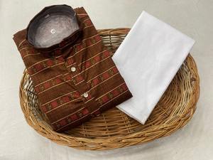 Nouvelle arrivée Kurta en coton doux imprimé avec pyjama pour homme, vêtements indiens et pakistanais - Product Image 5