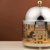 Casserole de Luxe Moderne Arabe en Acier Inoxydable, Taille, Forme et Couleur Personnalisables, Couvercle Écologique, Compatible Gaz - Vente Chaude