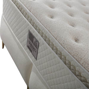 Plate-forme rembourrée européenne Vente en gros Ottoman Gas Lift Tissu Bois Double Full Twin King Queen Size Base de lit - Product Image 6