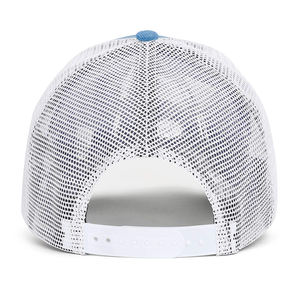 Gorra de béisbol de lino de 5 paneles de alta calidad, logotipo bordado 3D personalizado, sombreros de tela Oxford impermeables al por mayor para hombres - Product Image 3