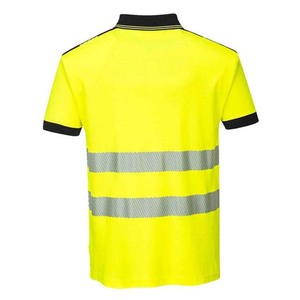 Top Quality Short Sleeve Reflective Tape 100% Polyester Man <b>Polo</b> T-Shirts for Construction - Product Image 2