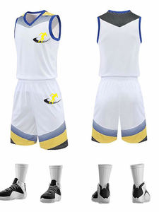 Conjuntos de Uniformes de Baloncesto Antibacterianos Unisex para Adultos de Talla Grande con Estampado Luminoso, Material de Poliéster Ligero, Logotipo Personalizado - Product Image 4