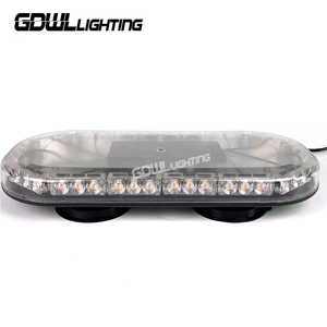 New ECE R10 R65 IP65 126W DC10-30V CE Certified 1 Year Warranty Car <strong>Rooftop</strong> <strong>Flashing</strong> LED Mini Light Bar Magnet Mount Light - Product Image 1