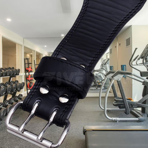 Ceinture de musculation en cuir de haute qualité, ceinture de soutien robuste pour levages lourds et utilisation en salle de sport - Product Image 5
